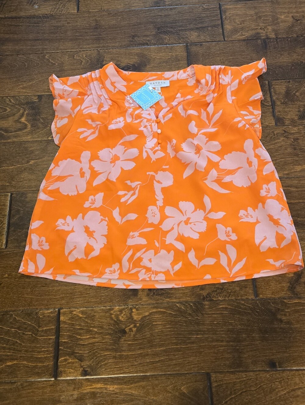 NWT Hayden Top Size S Orange